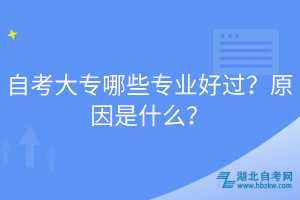 自考大專(zhuān)哪些專(zhuān)業(yè)好過(guò)？原因是什么？