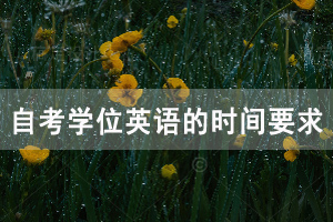 湖北自考拿到畢業(yè)證之后可以參加學(xué)位英語(yǔ)考試嗎