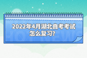 2022年4月湖北自考考試怎么復(fù)習(xí)？