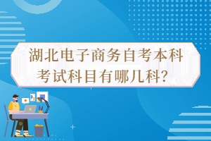 湖北電子商務(wù)自考本科考試科目有哪幾科？