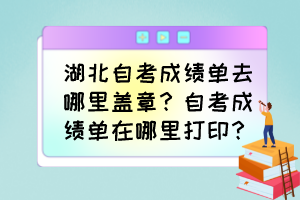 湖北自考成績單去哪里蓋章？自考成績單在哪里打?。?>
                            </a>
                        </div>
                        <div   id=