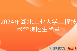 2024年湖北工業(yè)大學(xué)工程技術(shù)學(xué)院招生簡章