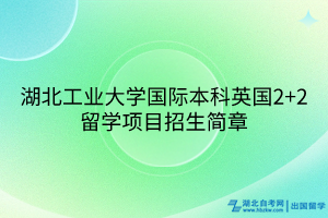 湖北工業(yè)大學(xué)國際本科英國2+2留學(xué)項(xiàng)目招生簡章