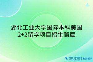 湖北工業(yè)大學(xué)國(guó)際本科美國(guó)2+2留學(xué)項(xiàng)目招生簡(jiǎn)章