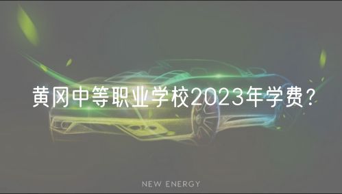 黃岡中等職業(yè)學(xué)校2023年學(xué)費(fèi)？