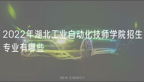 2022年湖北工業(yè)自動(dòng)化技師學(xué)院招生專業(yè)有哪些