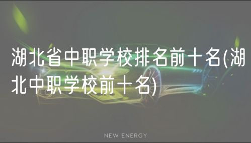 湖北省中職學(xué)校排名前十名(湖北中職學(xué)校前十名)