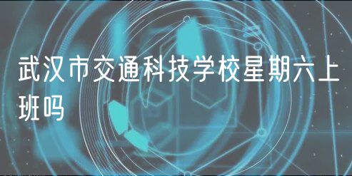 武漢市交通科技學校星期六上班嗎