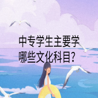 中專學生主要學哪些文化科目？