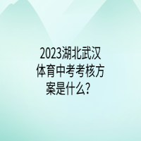 2023湖北武漢體育中考考核方案是什么？