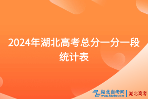 2024年湖北高考總分一分一段統(tǒng)計(jì)表