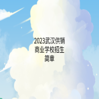 2023武漢供銷商業(yè)學校招生簡章