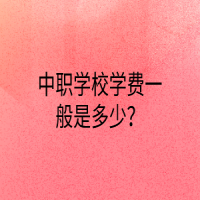 中職學(xué)校學(xué)費(fèi)一般是多少？