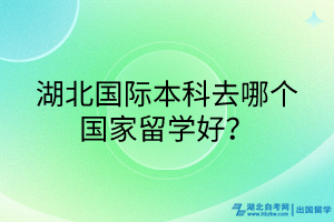 湖北國(guó)際本科去哪個(gè)國(guó)家留學(xué)好？