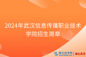 2024年武漢信息傳播職業(yè)技術學院招生簡章