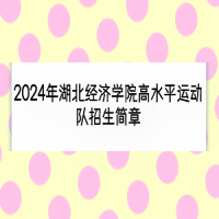 2024年湖北經(jīng)濟(jì)學(xué)院高水平運(yùn)動(dòng)隊(duì)招生簡(jiǎn)章