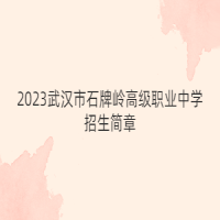 2023武漢市石牌嶺高級(jí)職業(yè)中學(xué)招生簡章