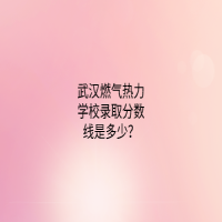 武漢燃?xì)鉄崃W(xué)校錄取分?jǐn)?shù)線是多少？