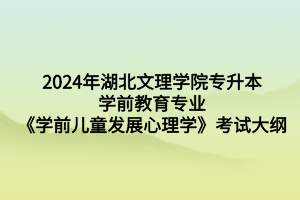 《學前兒童發(fā)展心理學》 (1)