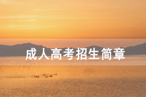 2020年湖北科技學(xué)院成人高考招生簡(jiǎn)章