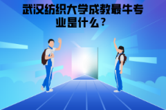 武漢紡織大學成教最牛專業(yè)是什么？