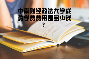 中南財(cái)經(jīng)政法大學(xué)成教學(xué)費(fèi)費(fèi)用是多少錢？