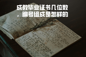 湖北中醫(yī)藥大學(xué)成教畢業(yè)證書幾位數(shù)，編號(hào)組成是怎樣的