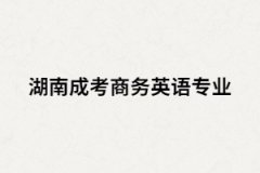 湖南成人高考商務(wù)英語專業(yè)就業(yè)前景怎么樣？