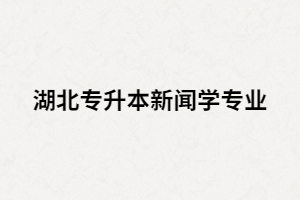 湖北新聞學(xué)專業(yè)可以報(bào)考哪些院校？