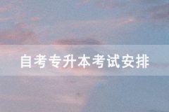 2021年4月鄂州自考專升本面向社會開考各科考試時(shí)間安排表