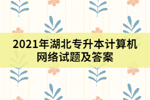 2021年湖北專(zhuān)升本計(jì)算機(jī)網(wǎng)絡(luò)試題及答案（一）