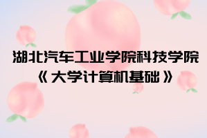 2021年湖北汽車工業(yè)學(xué)院科技學(xué)院普通專升本《大學(xué)計(jì)算機(jī)基礎(chǔ)》考試大綱