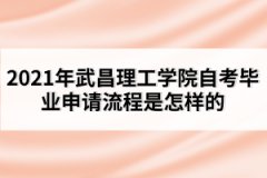 2021年武昌理工學(xué)院自考畢業(yè)申請流程是怎樣的