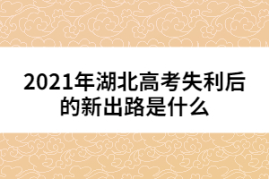 2021年湖北高考失利后的新出路是什么