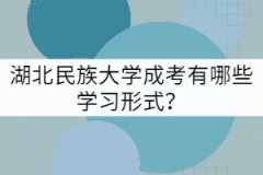 湖北民族大學(xué)成考有哪些學(xué)習(xí)形式？