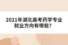 2021年湖北高考藥學(xué)專業(yè)就業(yè)方向有哪些？