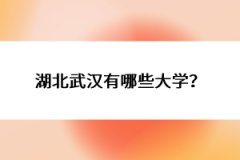 湖北武漢有哪些大學(xué)？