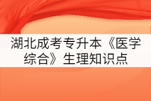 2021年湖北成考專(zhuān)升本《醫(yī)學(xué)綜合》生理知識(shí)點(diǎn)二