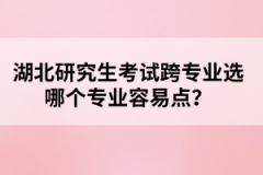 湖北研究生考試跨專業(yè)選哪個(gè)專業(yè)容易點(diǎn)？