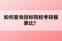 如何查詢目標(biāo)院?？佳袌?bào)錄比？