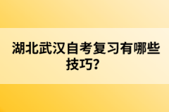 湖北武漢自考復(fù)習(xí)有哪些技巧？